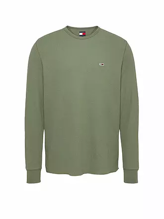 TOMMY JEANS | T-shirt à manches longues | olive